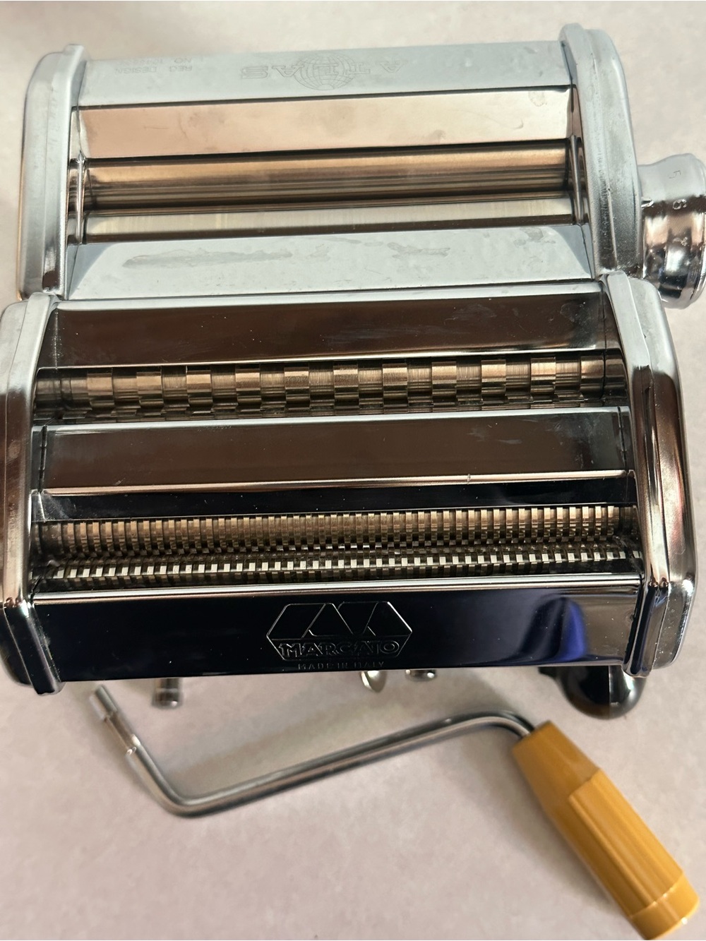 VTG Marcato Atlas 150 mm Pasta Machine Noodle Maker Made in Italy with Box - Picture 8 of 16